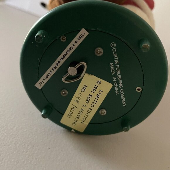 Nutcracker Kurt Adler Norman Rockwell Santa A Drum For Tommy Limited Edition Vtg - Picture 11 of 16